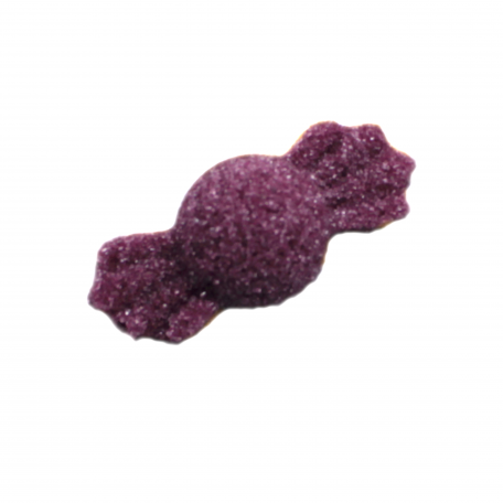 Bonbon violet en sucre de canne ercus